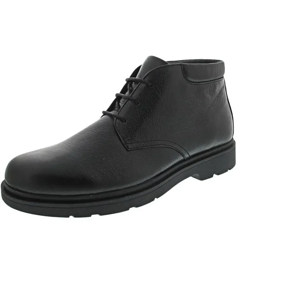 GEOX MENS SPHERICA EC1 CHUKKA BOOTS BLACK 7